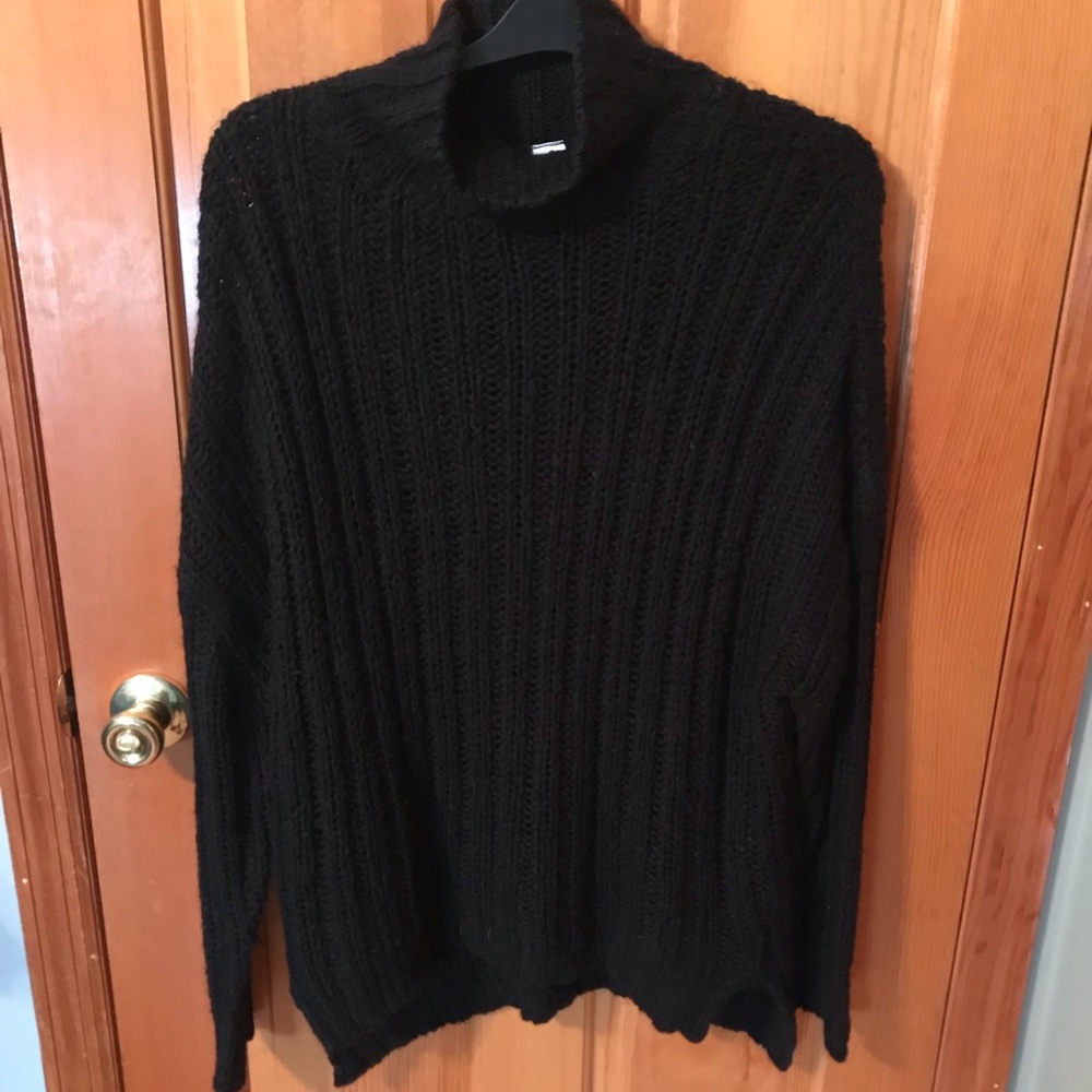 H&M Black Knit Sweater Dress